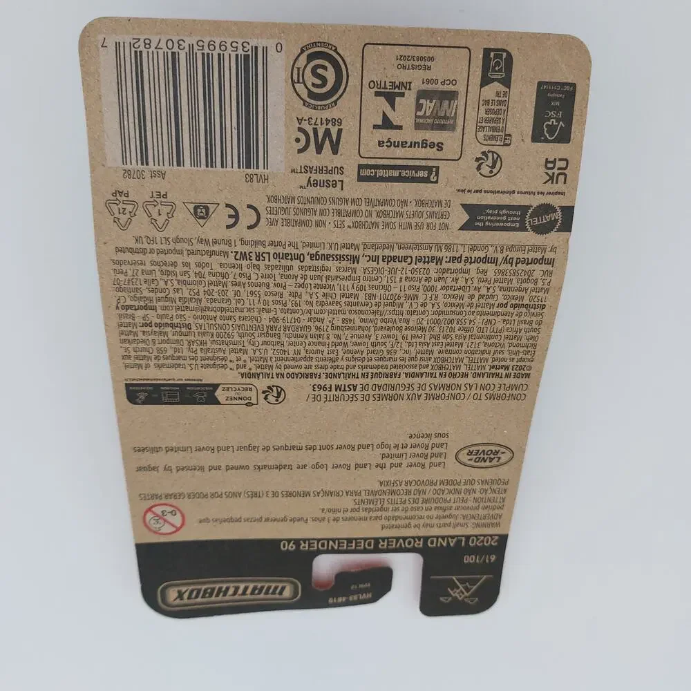 MATCHBOX item specifics